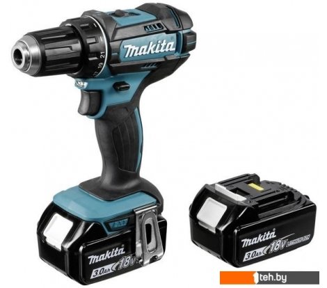  - Шуруповерты, гайковерты, электроотвертки Makita DDF482RFJ (с 2-мя АКБ, кейс) - DDF482RFJ (с 2-мя АКБ, кейс)