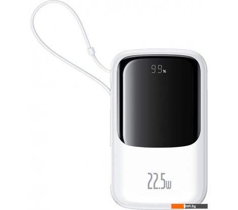  - Портативные зарядные устройства Baseus Qpow Pro+ Digital Display Fast Charge 22.5W 10000mAh (белый) - Qpow Pro+ Digital Display Fast Charge 22.5W 10000mAh (белый)