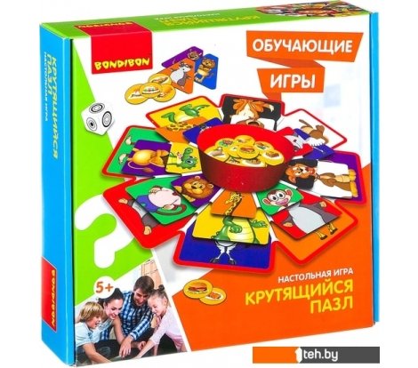  - Настольные игры Bondibon Крутящийся пазл - Крутящийся пазл