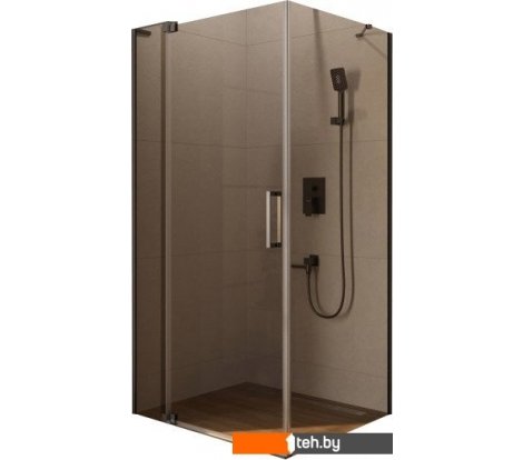  - Душевые кабины Cezares SLIDER-AH-1-80-80/90-BR-GM - SLIDER-AH-1-80-80/90-BR-GM