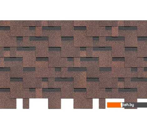  - Кровельные материалы Docke Standard Тетрис (коричневый) - Standard Тетрис (коричневый)