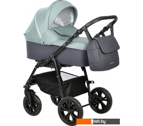  - Детские коляски и аксессуары Indigo Charlotte Sity Classic (2 в 1, Cs 02, темно-серый/шалфей) - Charlotte Sity Classic (2 в 1, Cs 02, темно-серый/шалфей)
