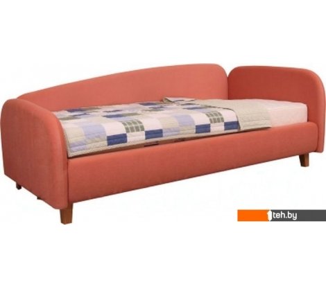  - Кровати DiArt Альба 0.9 правая (велюр Ultra Terra/ножки светлые) - Альба 0.9 правая (велюр Ultra Terra/ножки светлые)