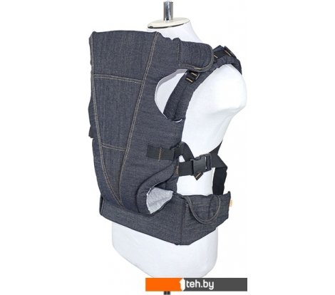 - Рюкзаки-переноски (кенгуру) Топотушки Деним Стежка (черный) - Деним Стежка (черный)