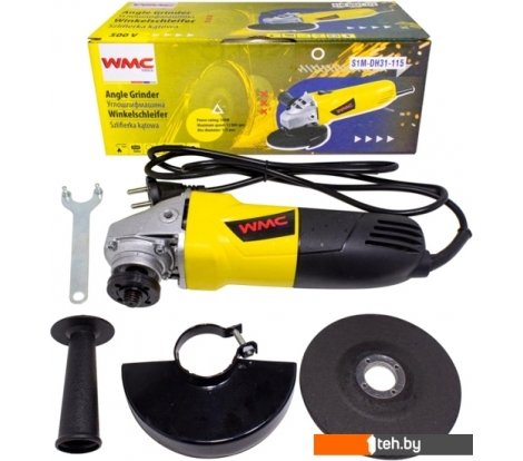  - Угловые шлифмашины (болгарки) WMC Tools WMC-S1M-DH31-115 - WMC-S1M-DH31-115