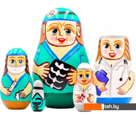  - Развивающие игрушки Брестская Фабрика Сувениров Подарки врачу и медсестре (набор 5 шт) - Подарки врачу и медсестре (набор 5 шт)