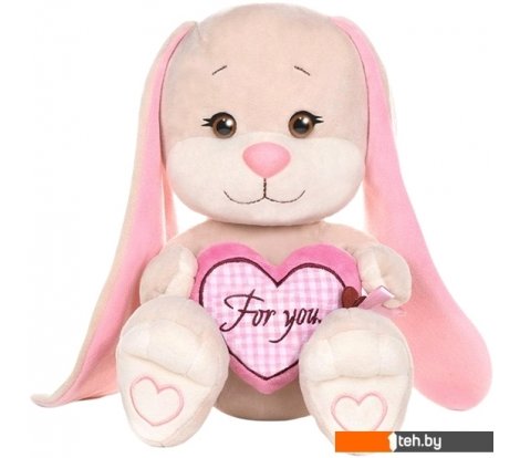  - Мягкие игрушки Jack&Lin Зайка с розовым сердцем JL-051901-25 - Зайка с розовым сердцем JL-051901-25