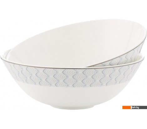  - Тарелки, салатники, блюда и наборы Gipfel Caroline 42932 (2шт, белый) - Caroline 42932 (2шт, белый)