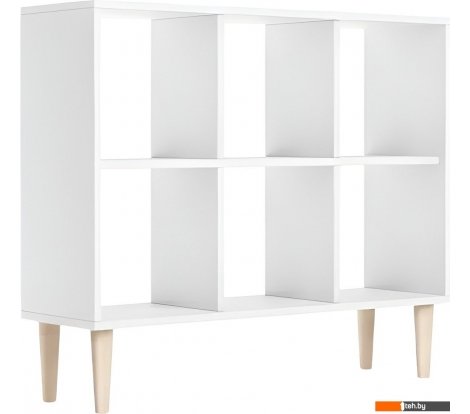  - Полки, стеллажи, системы хранения MONOFIX Одос Горизонтальный 6 секций (белый) - Одос Горизонтальный 6 секций (белый)