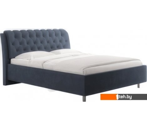  - Кровати Сонум Olivia 180x200 (замша синий) - Olivia 180x200 (замша синий)