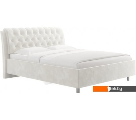  - Кровати Сонум Olivia 180x200 (микровелюр белый) - Olivia 180x200 (микровелюр белый)