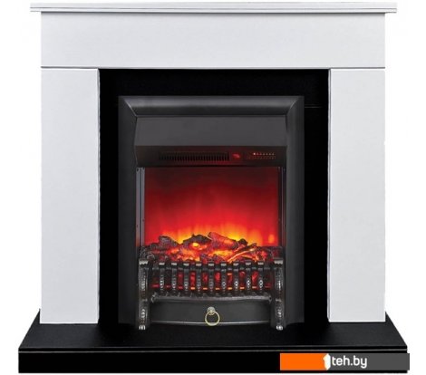  - Электрокамины и биокамины Smolcom Detroit STD-ASP Fobos-S LUX BL LT (бьянко белый/черный) - Detroit STD-ASP Fobos-S LUX BL LT (бьянко белый/черный)