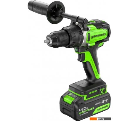  - Шуруповерты, гайковерты, электроотвертки Greenworks GD24DD140 3707607CUB (с 1-им АКБ) - GD24DD140 3707607CUB (с 1-им АКБ)