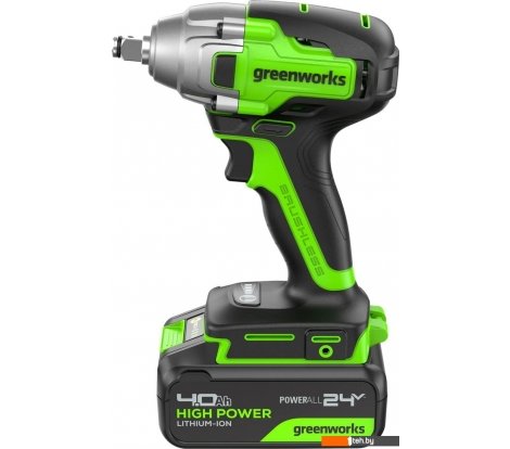  - Шуруповерты, гайковерты, электроотвертки Greenworks GD24IW400 3802907CUB (с 1-им АКБ) - GD24IW400 3802907CUB (с 1-им АКБ)