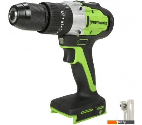  - Шуруповерты, гайковерты, электроотвертки Greenworks GD24DD60 3704107CUB (без АКБ) - GD24DD60 3704107CUB (без АКБ)