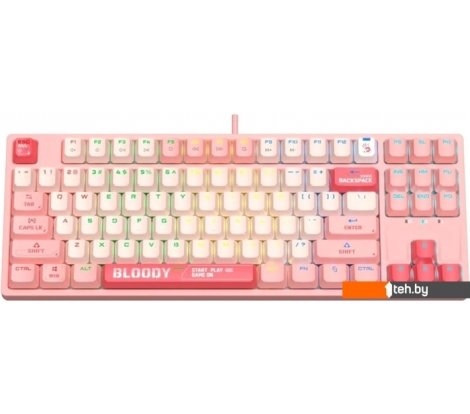  - Клавиатуры A4Tech Bloody S87 Energy Pink (Bloody BLMS Red Plus) - Bloody S87 Energy Pink (Bloody BLMS Red Plus)