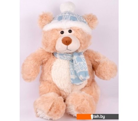  - Мягкие игрушки Weihai Мишка в шапке с шарфом ST7493 - Мишка в шапке с шарфом ST7493