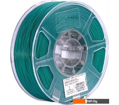  - Расходные материалы и аксессуары для 3D-печати eSUN ABS+ 1.75 мм 1000 г (зеленый) - ABS+ 1.75 мм 1000 г (зеленый)