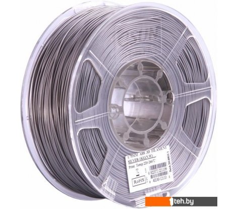  - Расходные материалы и аксессуары для 3D-печати eSUN ABS 1.75 мм 1000 г (серебристый) - ABS 1.75 мм 1000 г (серебристый)