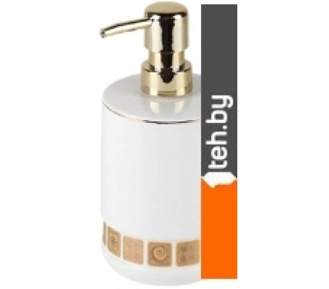  - Аксессуары для ванной и туалета Primanova Peti D-20140 (белый/золотистый) - Peti D-20140 (белый/золотистый)