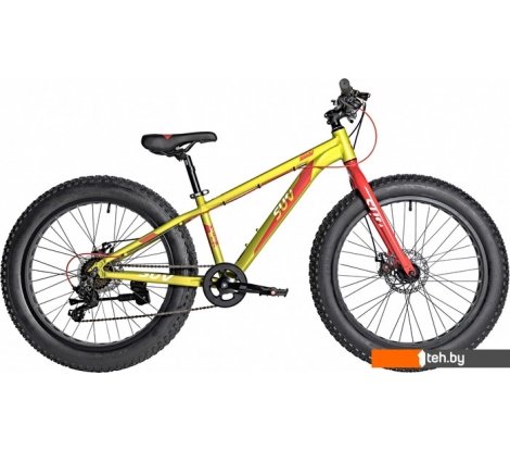  - Велосипеды Novatrack Fatbike 24 2024 24AHD.SUV.13GN4 (зеленый) - Fatbike 24 2024 24AHD.SUV.13GN4 (зеленый)