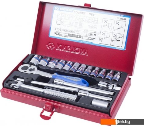  - Наборы инструментов King Tony 2521MR (19 предметов) - 2521MR (19 предметов)