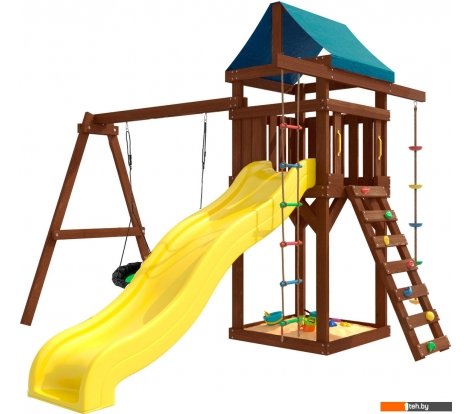  - Детские спортивные комплексы и игровые площадки National Tree Company С качелями гнездо Woods Свиби ДП-4 Premium - С качелями гнездо Woods Свиби ДП-4 Premium