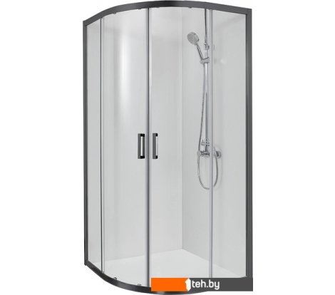  - Душевые кабины Aquatek AQ ARI RO 09020BL 90x90 (черный/прозрачное стекло) - AQ ARI RO 09020BL 90x90 (черный/прозрачное стекло)
