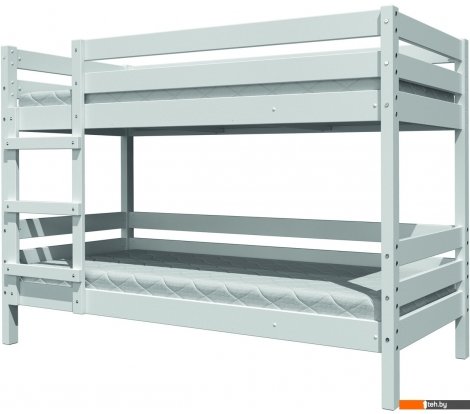  - Кровати Bravo Мебель Джуниор 90x200 (белый античный) - Джуниор 90x200 (белый античный)