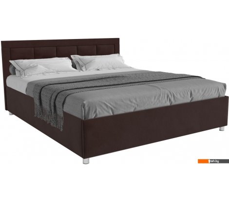  - Кровати Мебель-АРС Версаль 160 (велюр шоколад/НВ-178/16) - Версаль 160 (велюр шоколад/НВ-178/16)