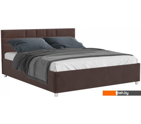  - Кровати Мебель-АРС Нью-Йорк 140 (велюр молочный шоколад/НВ-178/13) - Нью-Йорк 140 (велюр молочный шоколад/НВ-178/13)