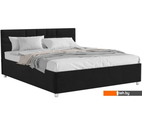  - Кровати Мебель-АРС Нью-Йорк 140 (велюр черный/НВ-178/17) - Нью-Йорк 140 (велюр черный/НВ-178/17)