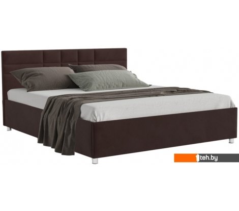  - Кровати Мебель-АРС Нью-Йорк 140 (велюр шоколад/НВ-178/16) - Нью-Йорк 140 (велюр шоколад/НВ-178/16)