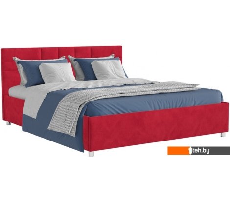 - Кровати Мебель-АРС Нью-Йорк 140 (кордрой красный) - Нью-Йорк 140 (кордрой красный)