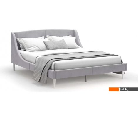  - Кровати MONOFIX Лотти 160x200 (микровелюр/серый) - Лотти 160x200 (микровелюр/серый)