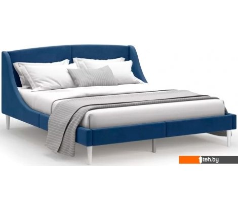  - Кровати MONOFIX Лотти 160x200 (микровелюр/синий) - Лотти 160x200 (микровелюр/синий)