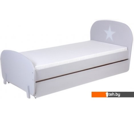  - Кровати Polini Kids Mirum 1915 190x90 (c ящиком, серый) - Mirum 1915 190x90 (c ящиком, серый)