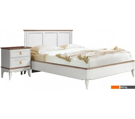  - Кровати Гомельдрев Тельма ГМ 6581-03 180x200 Дуб (белый/натуральный дуб) - Тельма ГМ 6581-03 180x200 Дуб (белый/натуральный дуб)