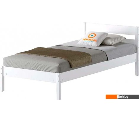  - Кровати Домаклево Мечта 90x200 (береза/белый) - Мечта 90x200 (береза/белый)