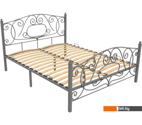  - Кровати Князев Мебель Виктория 160x190 ВЯ.160.190.C (серый муар) - Виктория 160x190 ВЯ.160.190.C (серый муар)