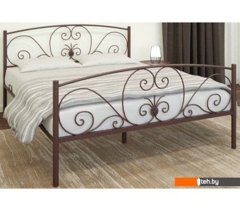  - Кровати ИП Князев Нимфея 160x190 (коричневый) - Нимфея 160x190 (коричневый)