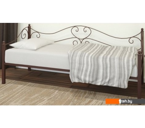  - Кровати ИП Князев Валенсия 120x200 (коричневый) - Валенсия 120x200 (коричневый)