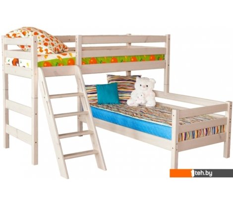  - Кровати Мебельград Соня вариант 8 (массив сосны прозрачный лак) - Соня вариант 8 (массив сосны прозрачный лак)