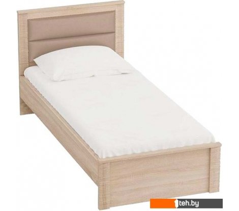  - Кровати Мебельград Элана 90x200 (с ортопедическим основанием на опорах, дуб сонома) - Элана 90x200 (с ортопедическим основанием на опорах, дуб сонома)