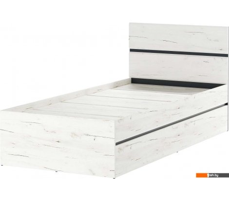  - Кровати Памир Гретта 900 (крафт белый/антрацит) - Гретта 900 (крафт белый/антрацит)