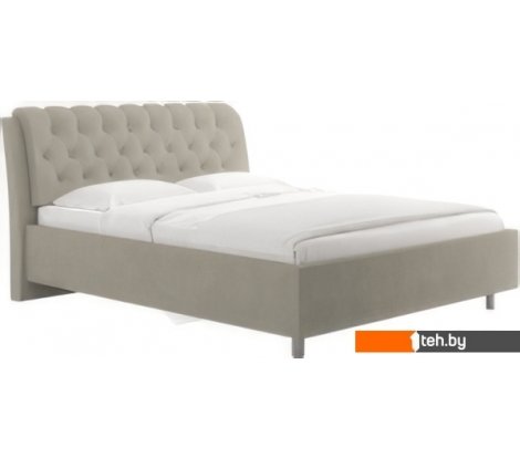  - Кровати Сонум Olivia 180x200 (замша бежевый) - Olivia 180x200 (замша бежевый)