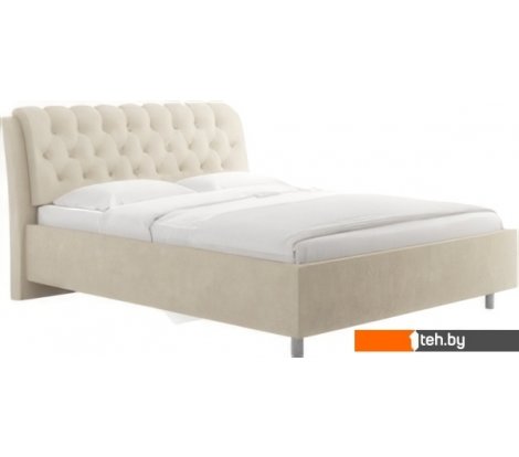  - Кровати Сонум Olivia 180x200 (замша кремовый) - Olivia 180x200 (замша кремовый)