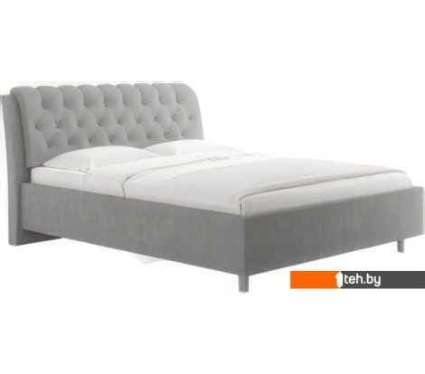  - Кровати Сонум Olivia 180x200 (замша серый) - Olivia 180x200 (замша серый)