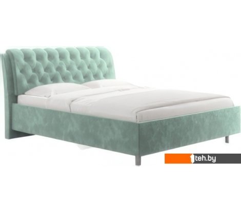  - Кровати Сонум Olivia 180x200 (микровелюр селадон) - Olivia 180x200 (микровелюр селадон)