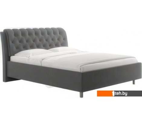  - Кровати Сонум Olivia 180x200 (рогожка графит) - Olivia 180x200 (рогожка графит)